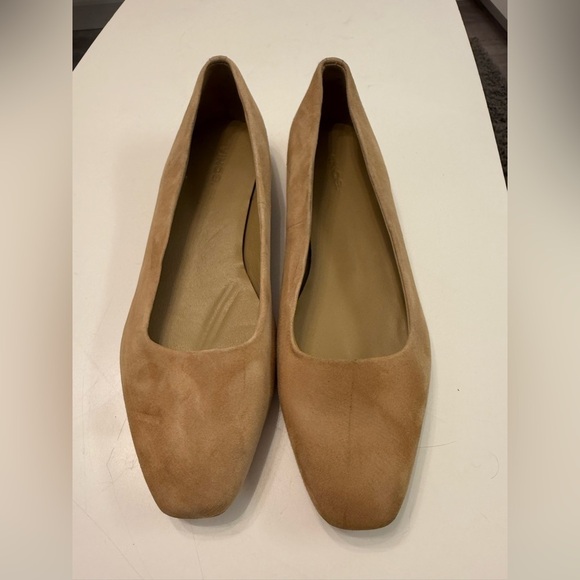 NWOT Vince Tan Suede Ballet Flats size 8.5 - Picture 2 of 6